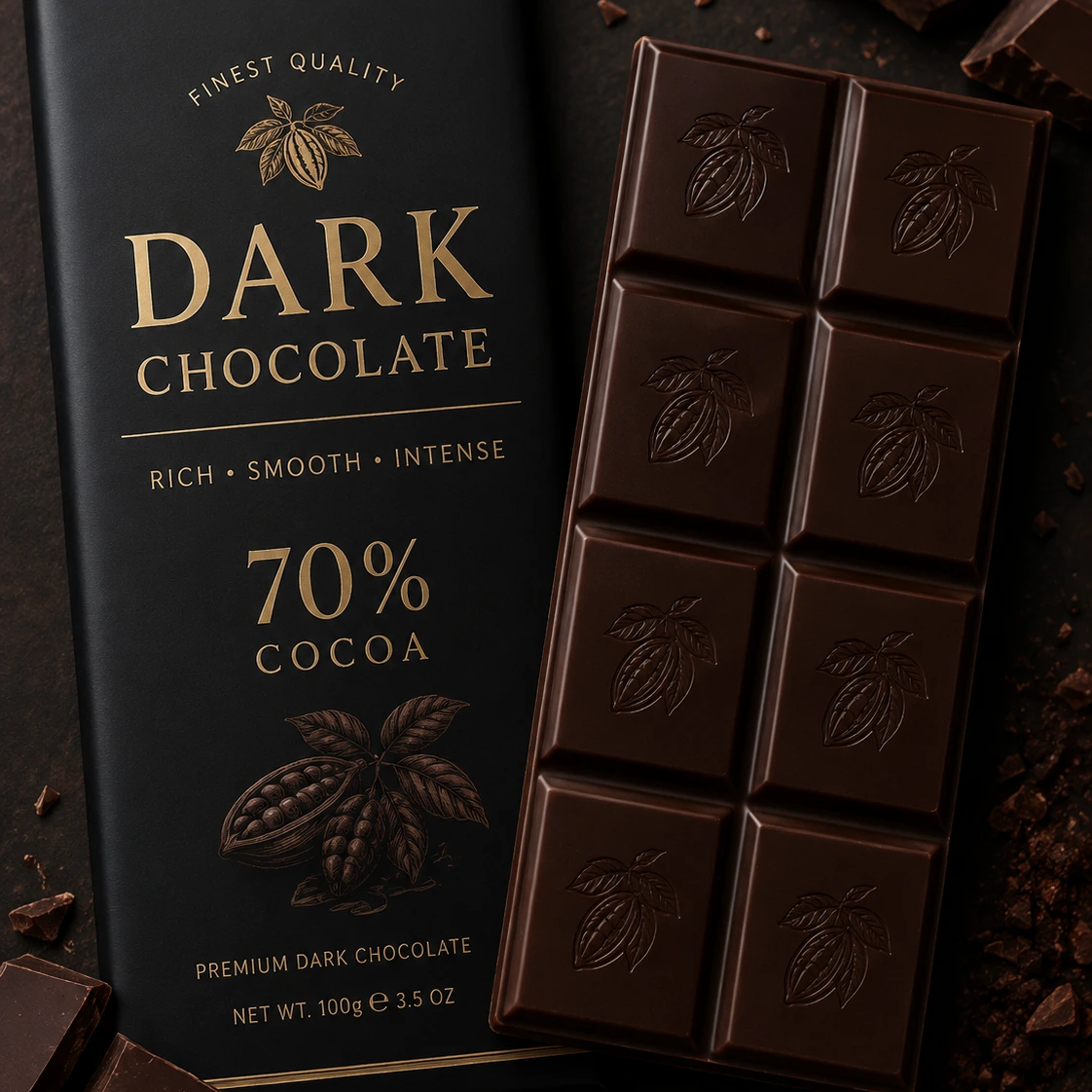 Dark Chocolate Bar 100gms
