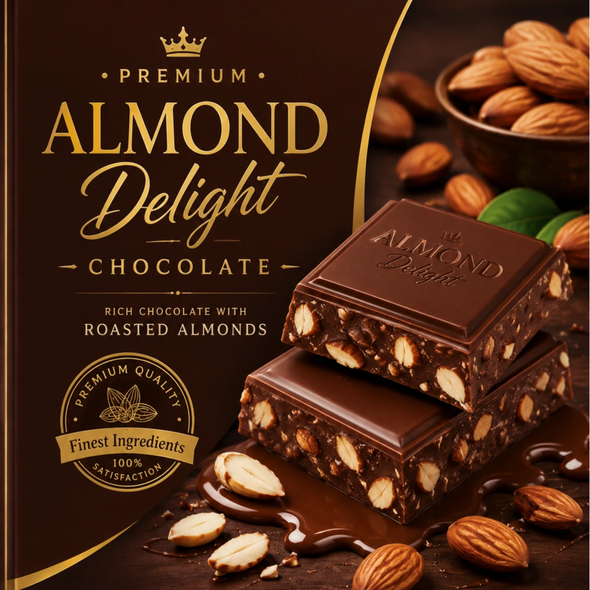 Almond Delight Chocolate 100gms