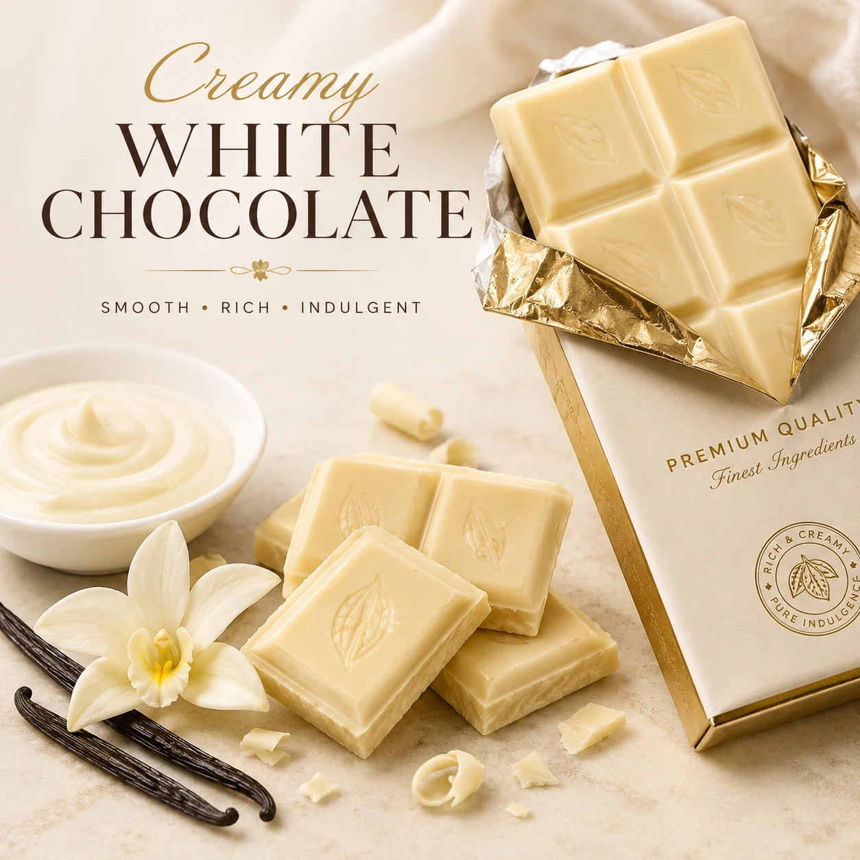 Creamy White Chocolate 100gms