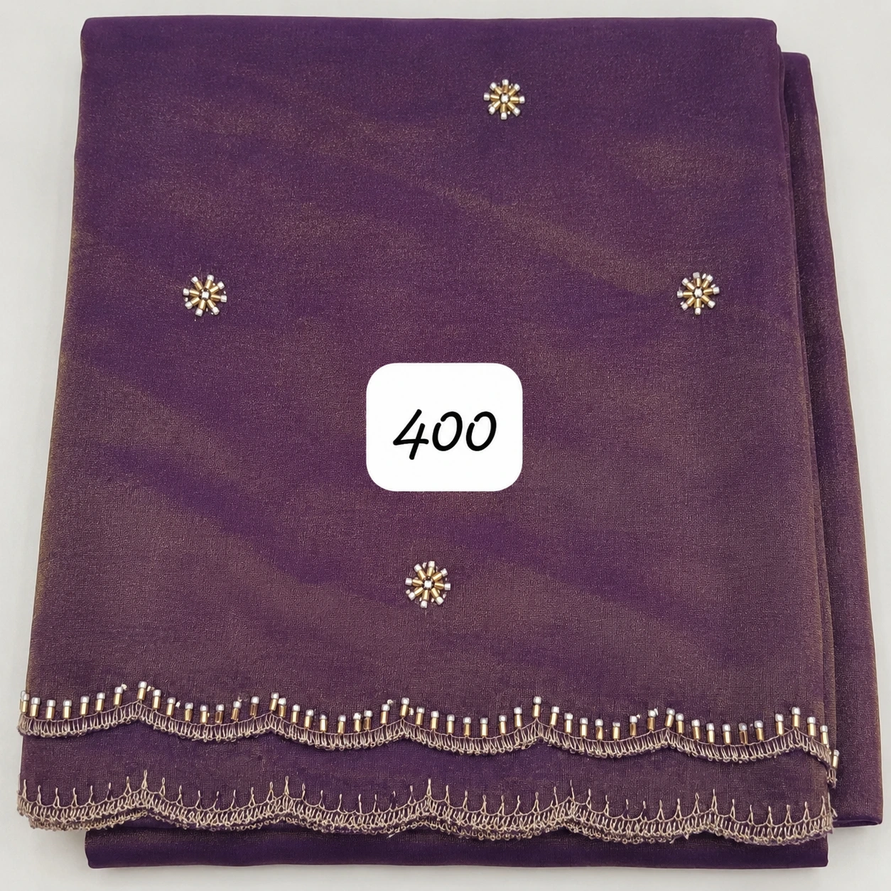 Purple Fancy / Embroidered Fabric