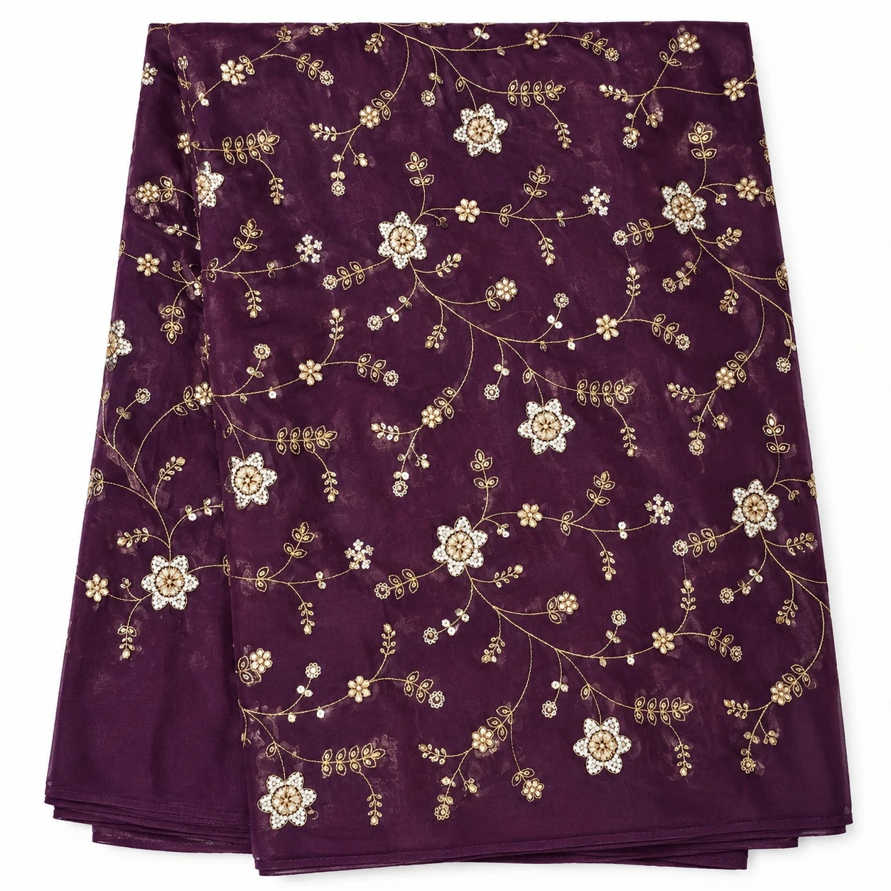 Uppada Silk Allover with Beads