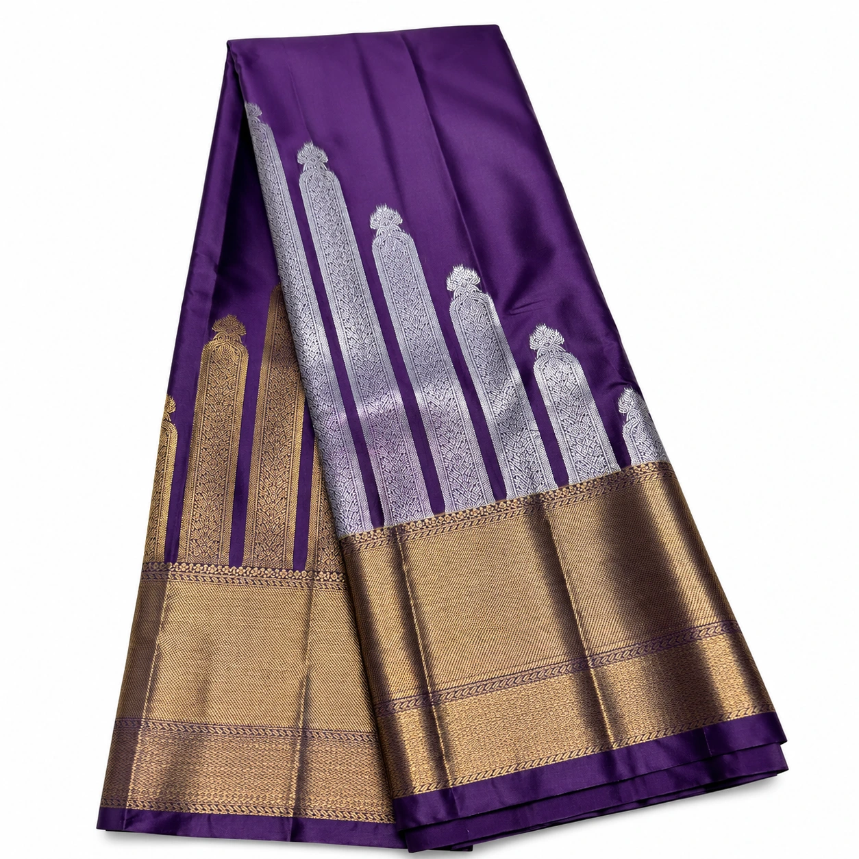 Kanchivaram Temple border saree