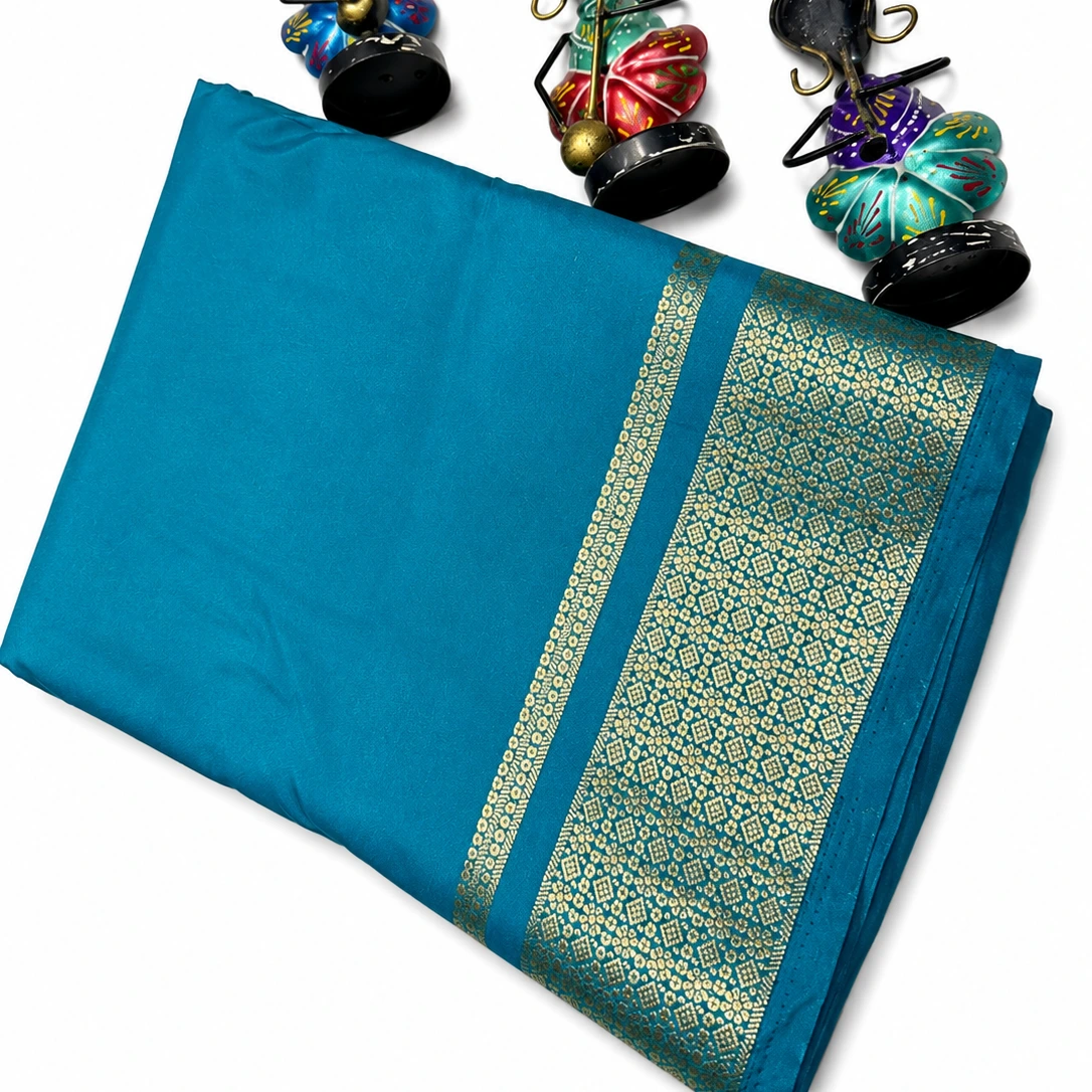 Mysore Silk crêpe saree