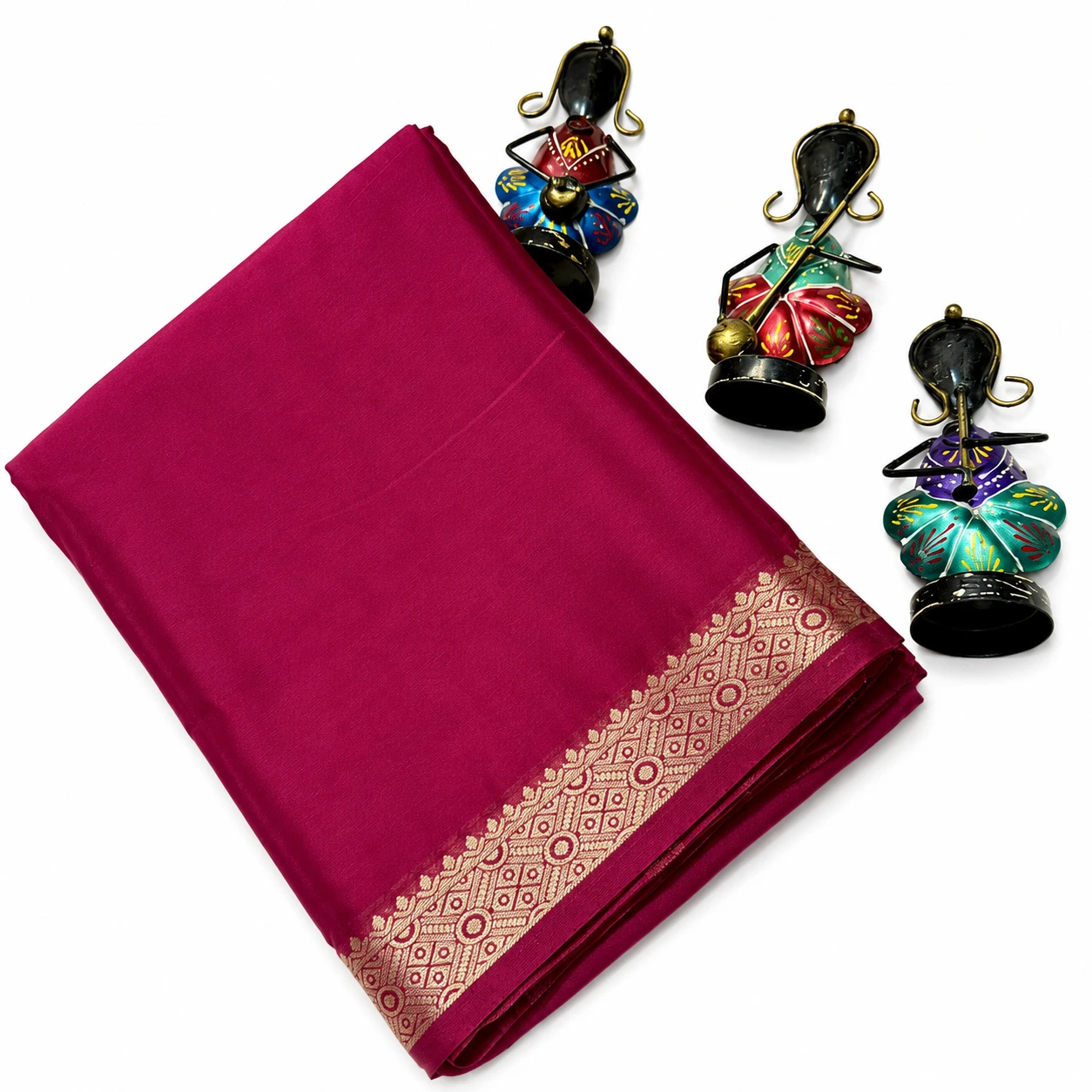 Mysore Silk crape saree
