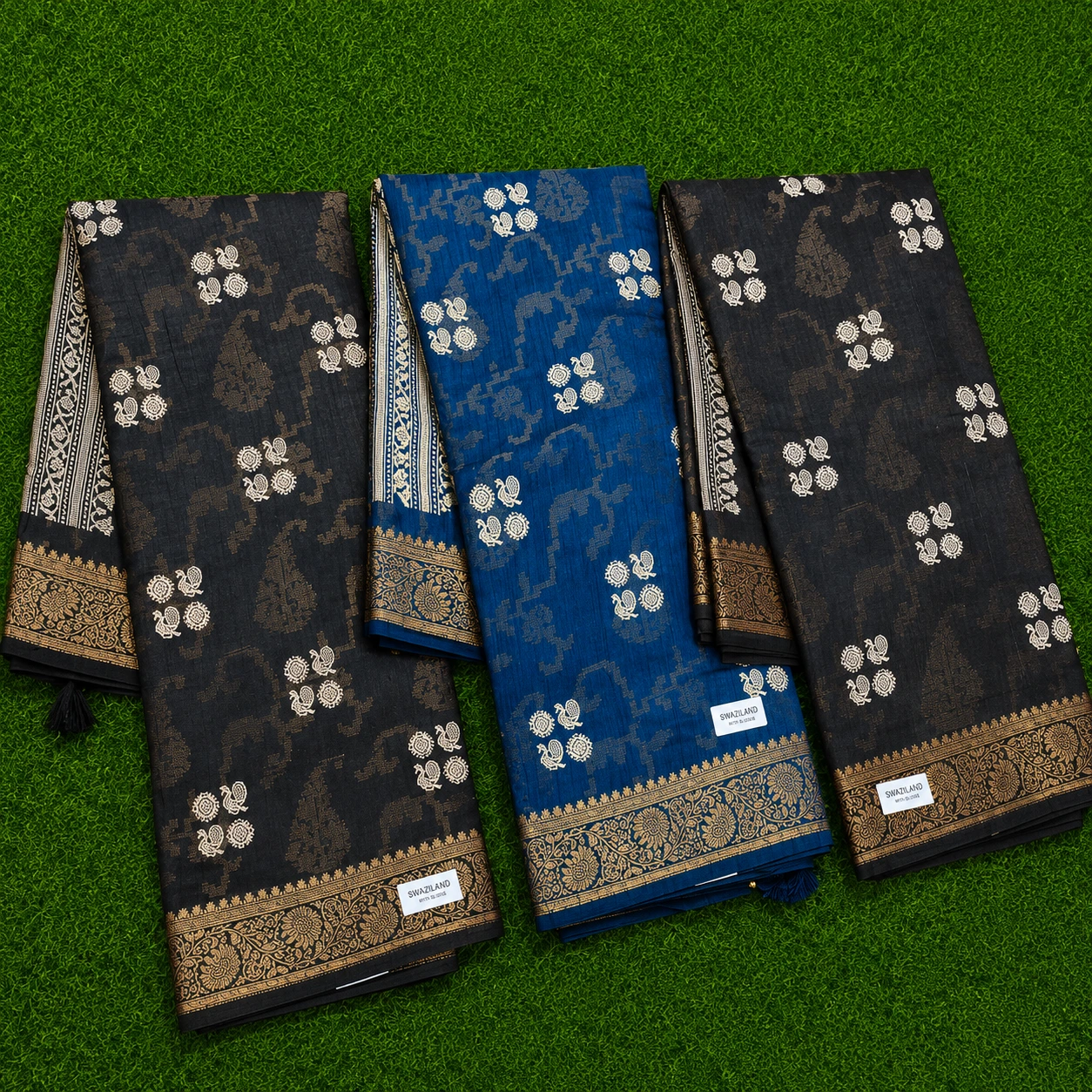 Swaziland Designer Printed Saree with Blouse