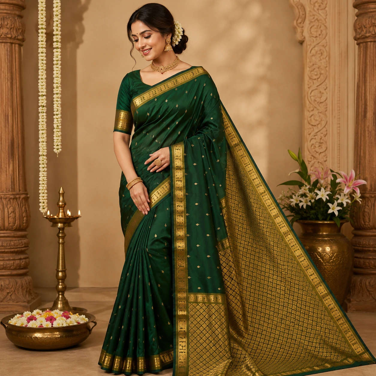 Pure Kanchi Pattu Saree