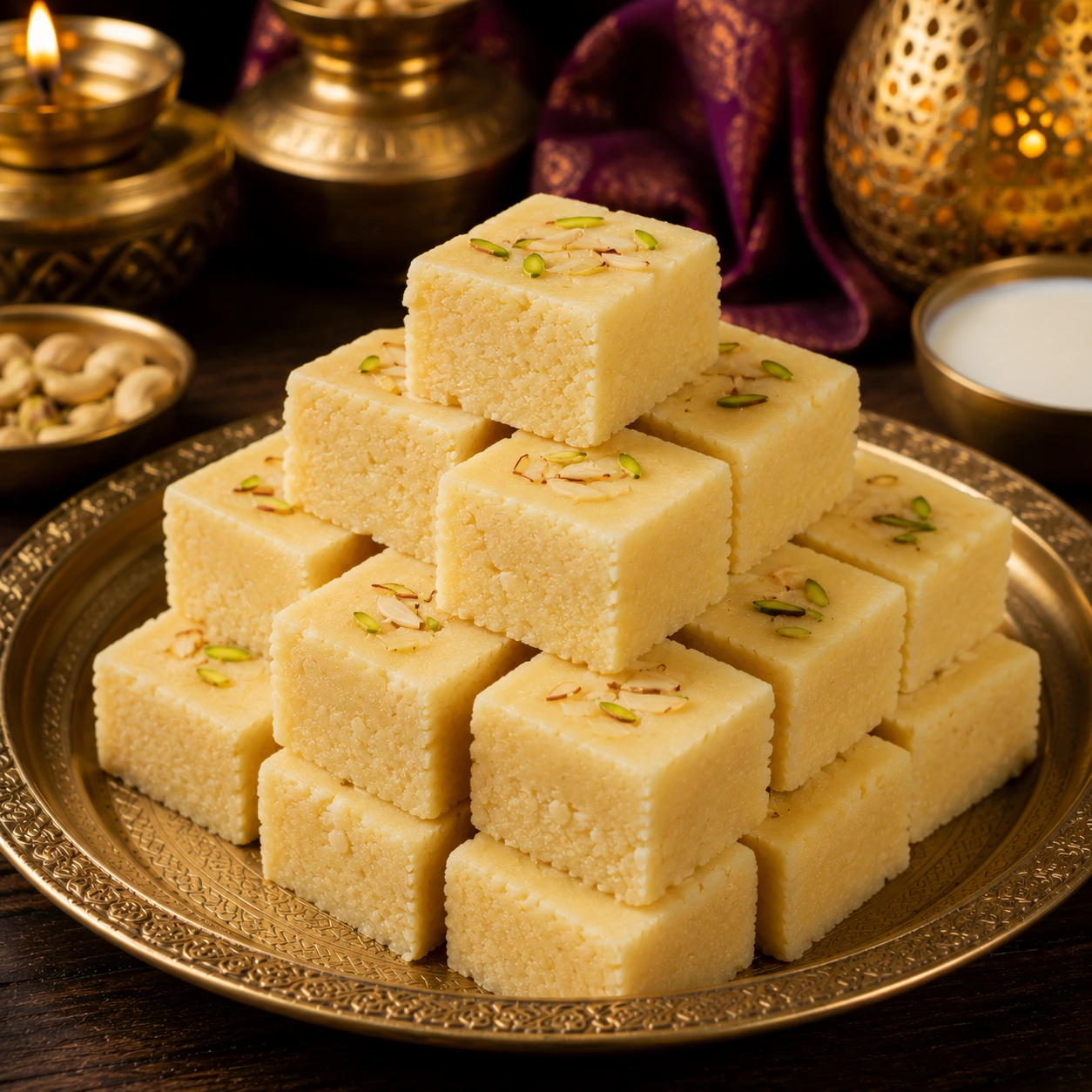 Milk Mysore Pak
