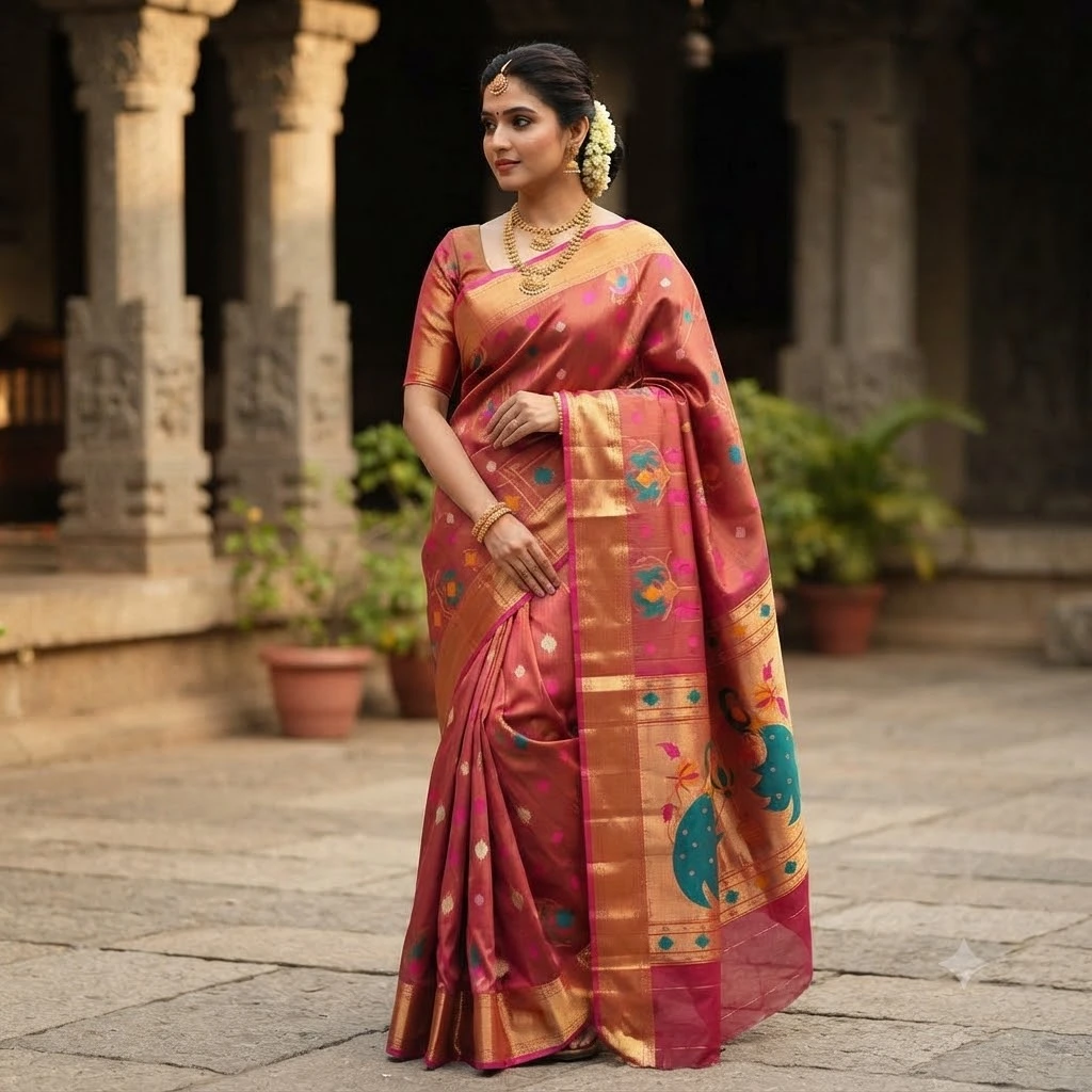 Komal Paithani Pattu Saree SV030