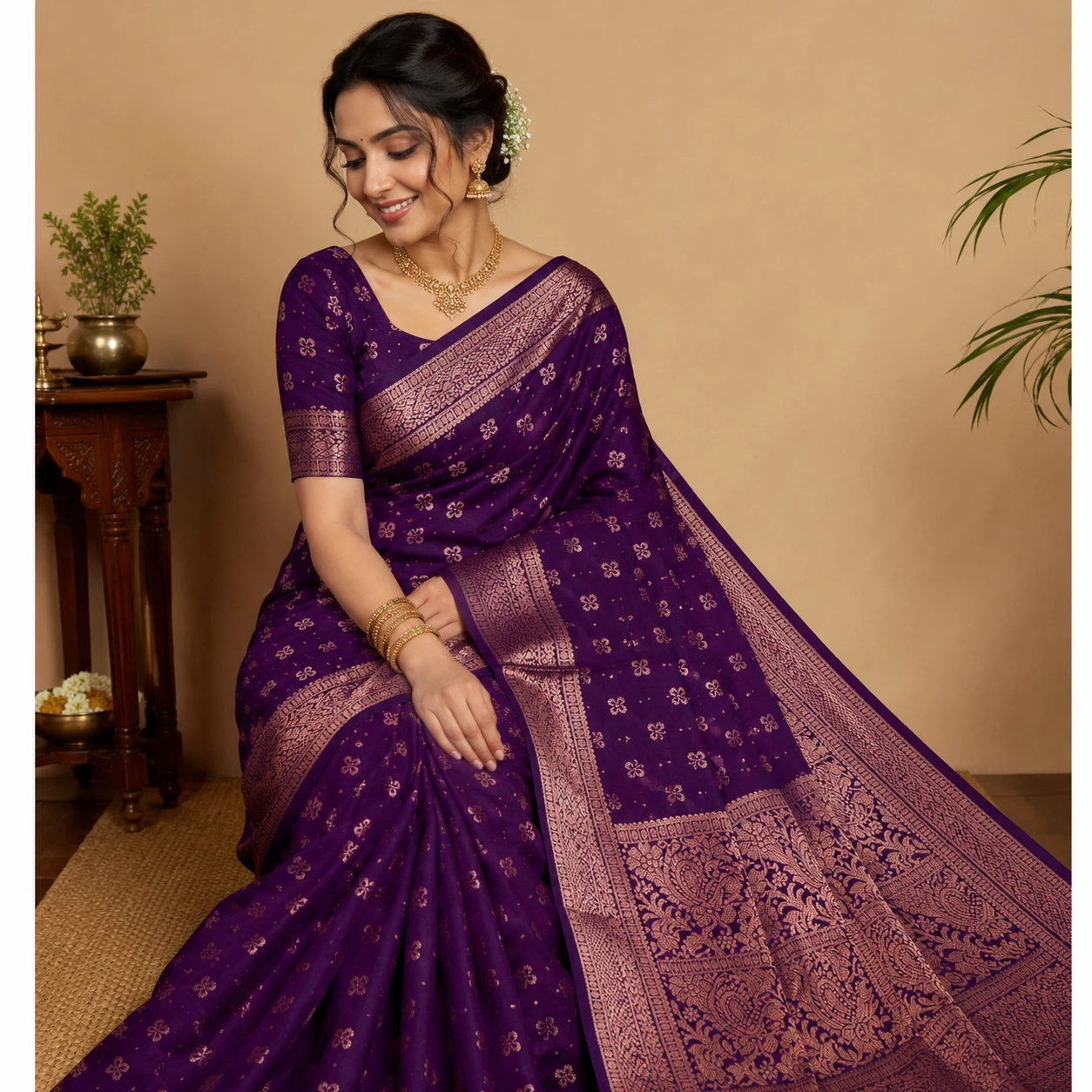 Pure Kanchipuram Silk Saree