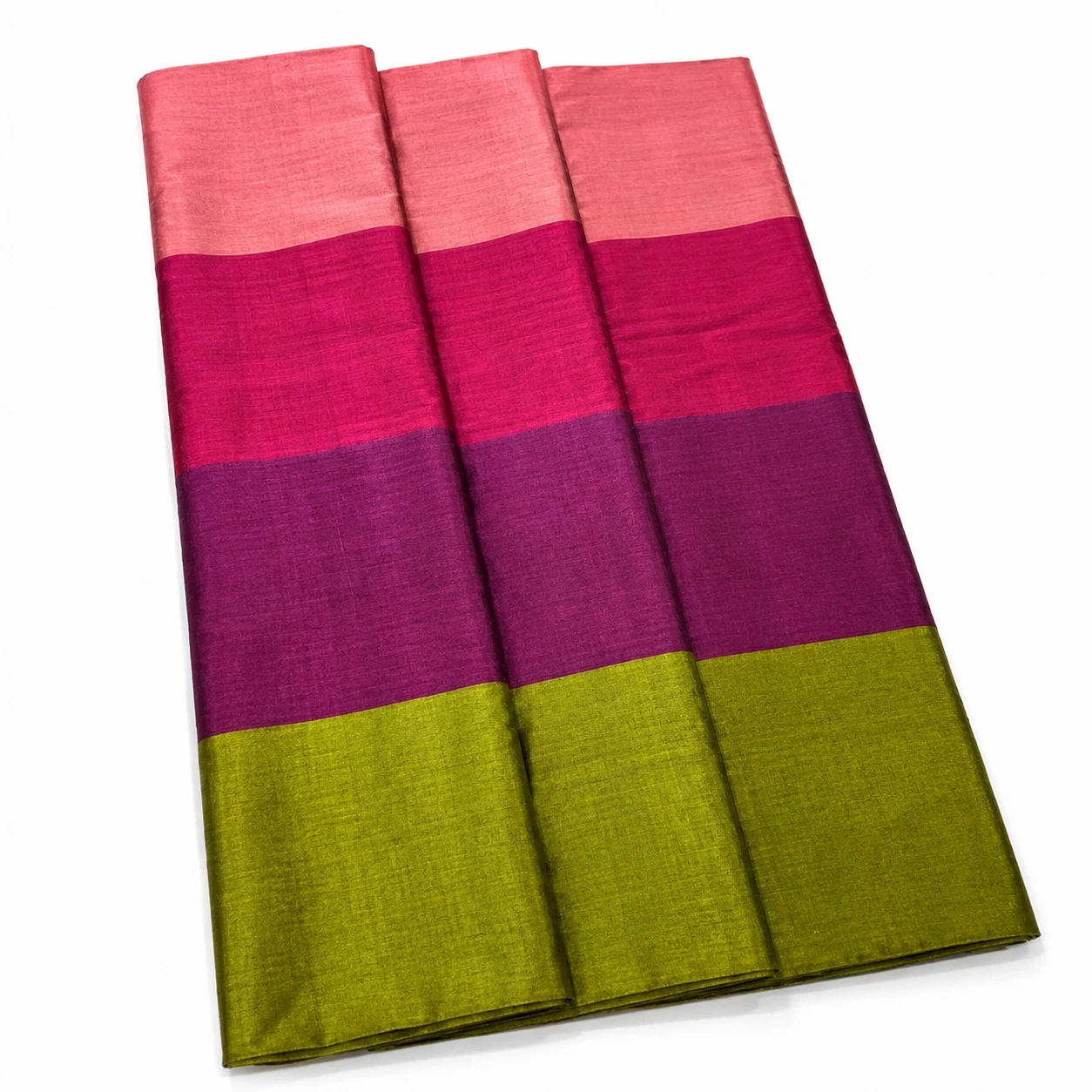 Multicolour Panel Chanderi Tissue Silk Saree