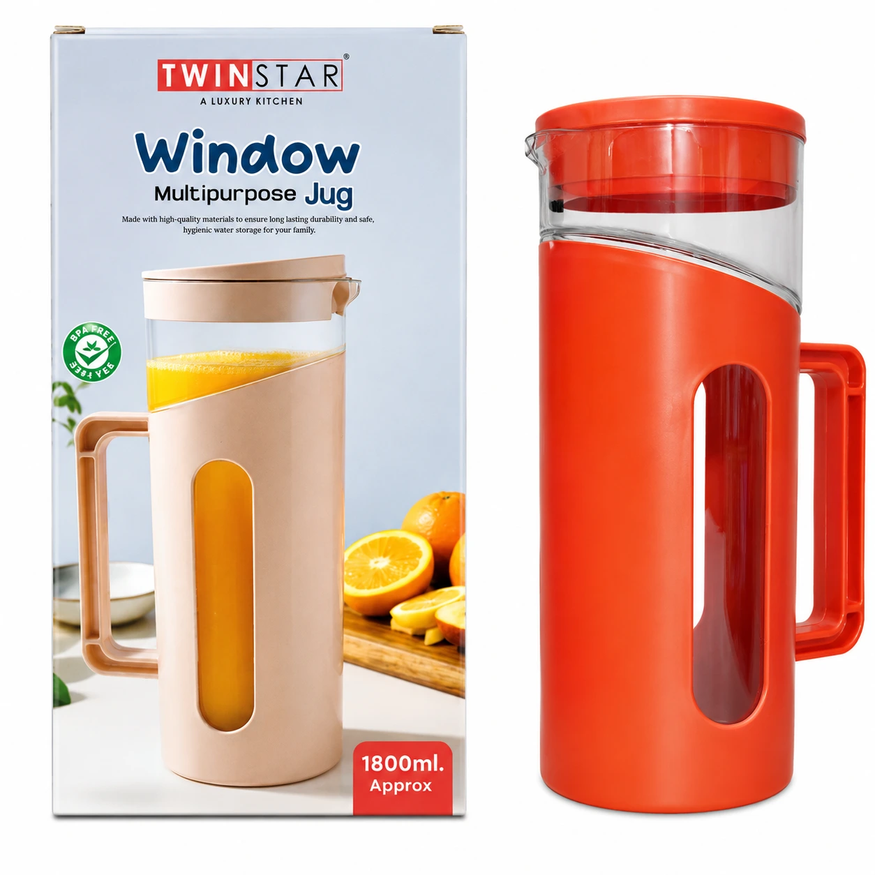 TwinStar Window Multipurpose Jug – 1800 ml