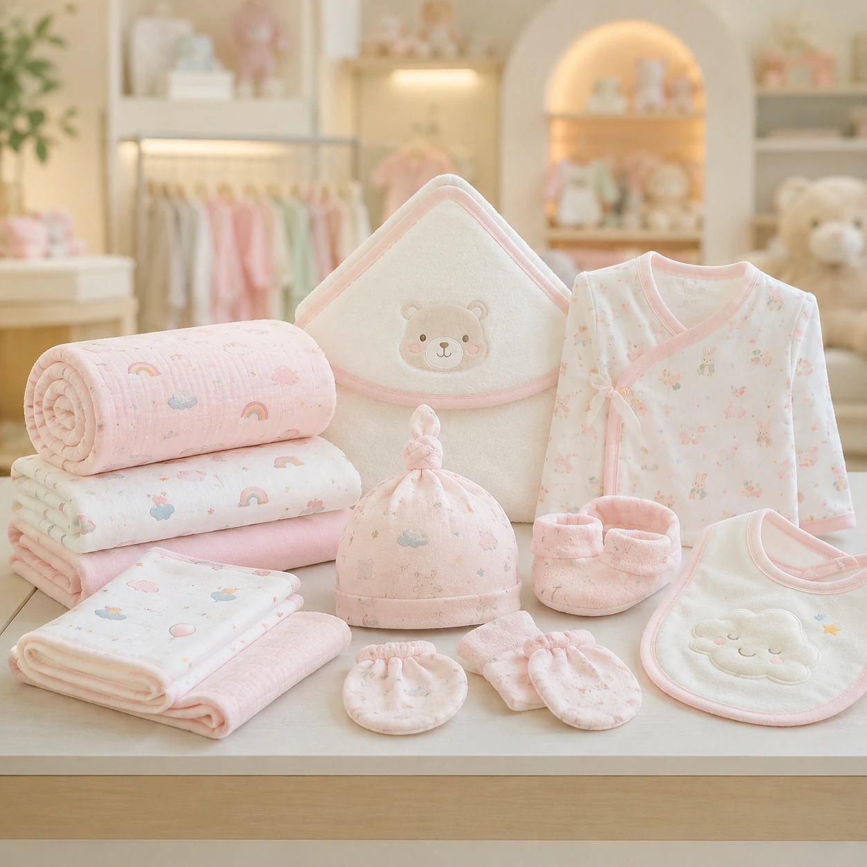 Newborn Baby Essentials Gift Set
