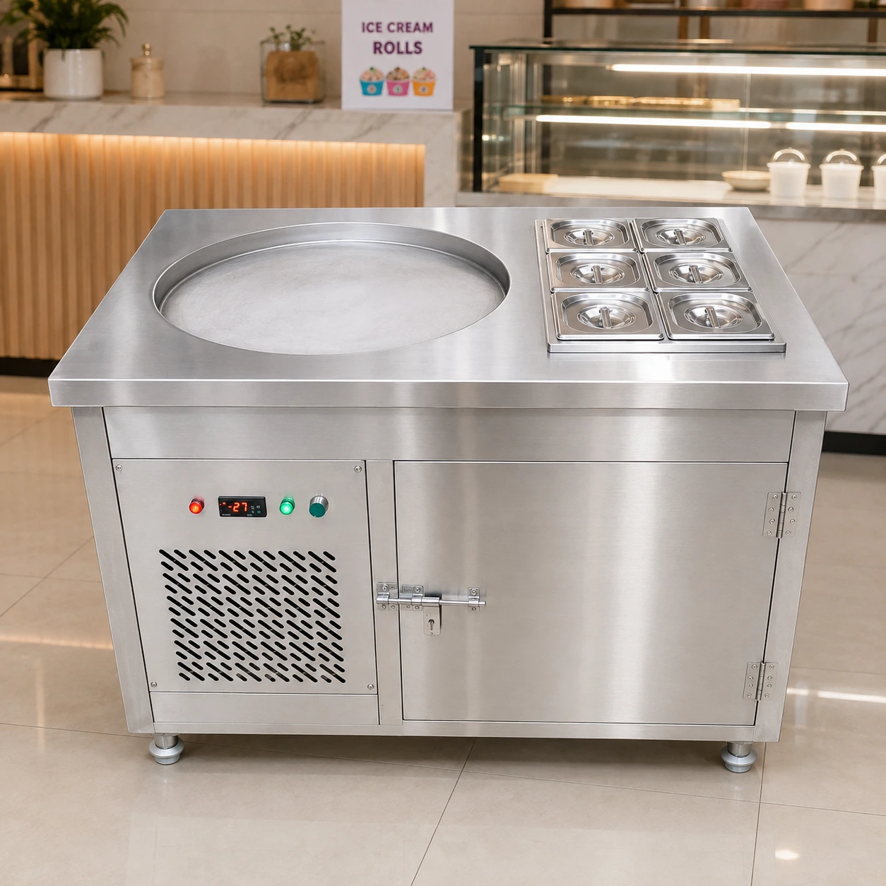 Rolls Ice Cream Machine
