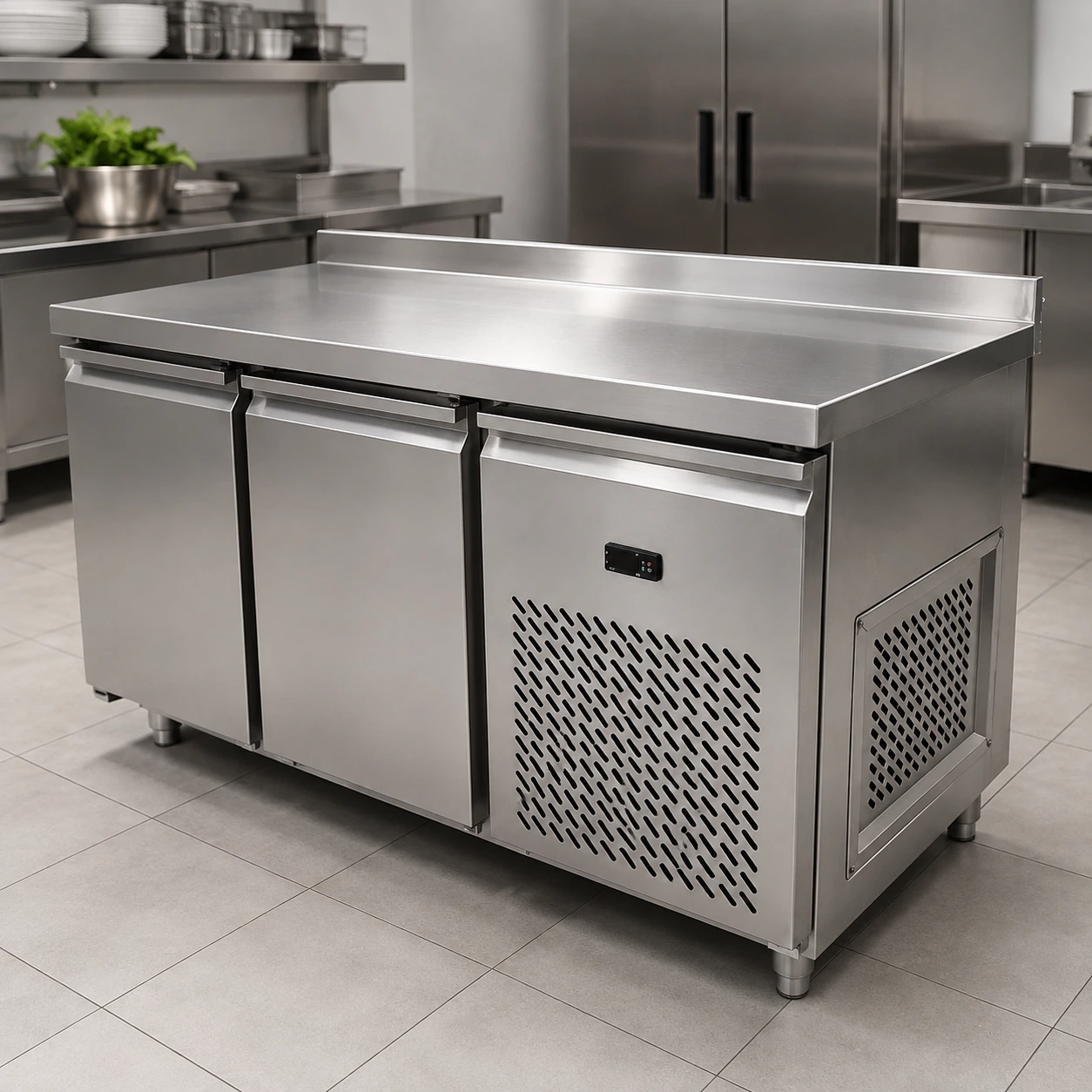 2 Door Under Counter Chiller