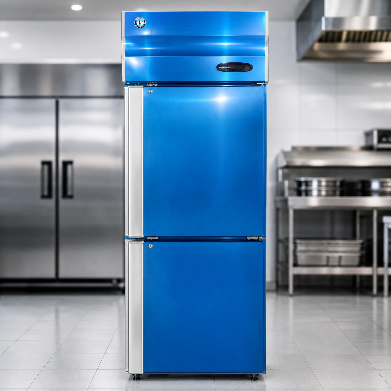 2 Door Vertical Chiller/Freezer