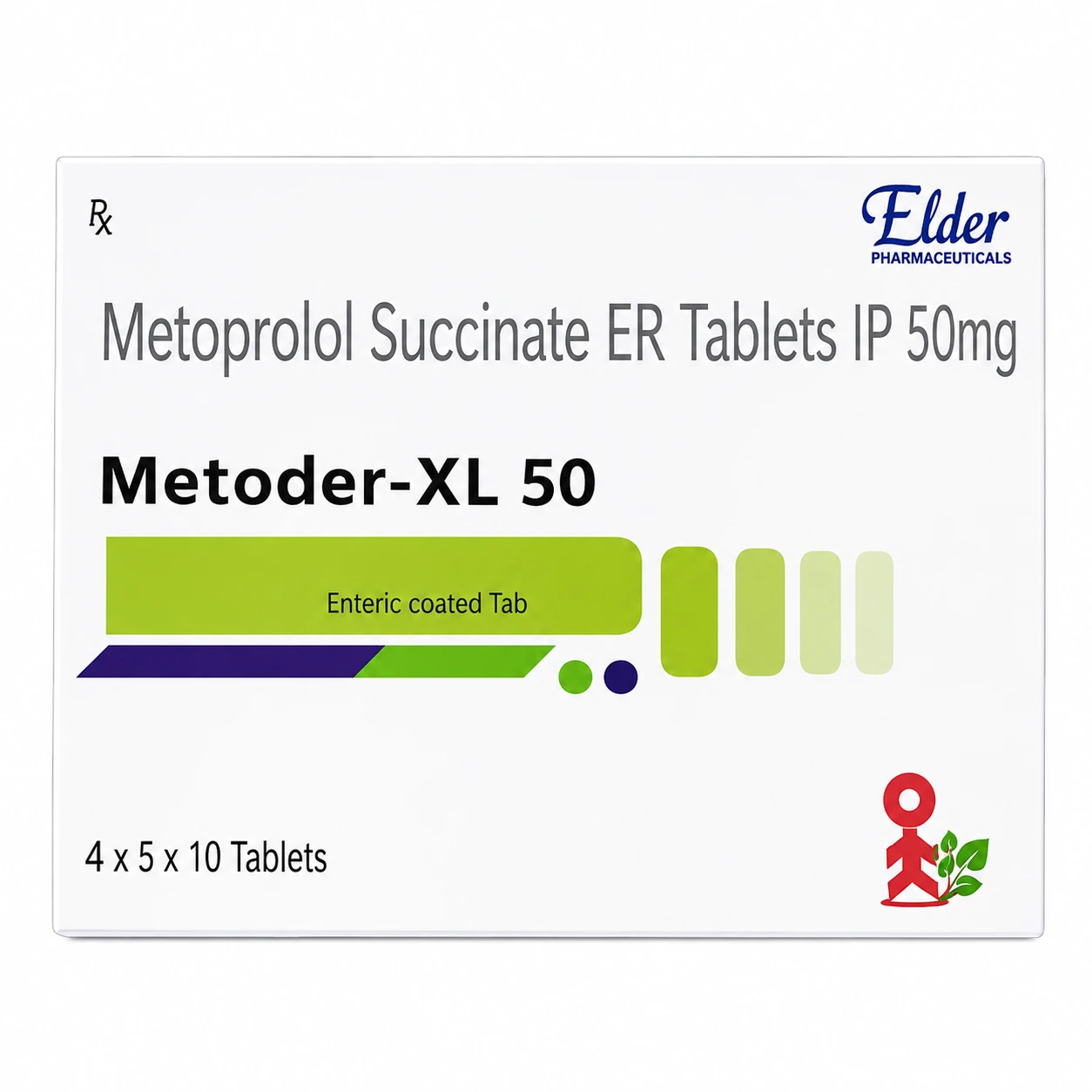 Metoder-XL 50 – Metoprolol Succinate ER Tablets IP 50 mg-Elder