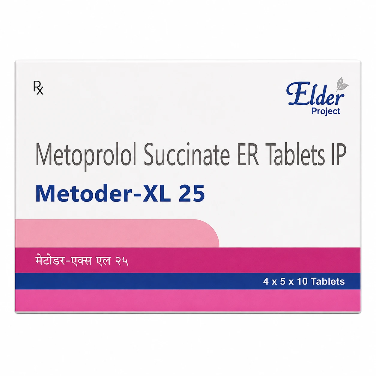Metoder-XL 25 – Metoprolol Succinate ER Tablets IP-Elder