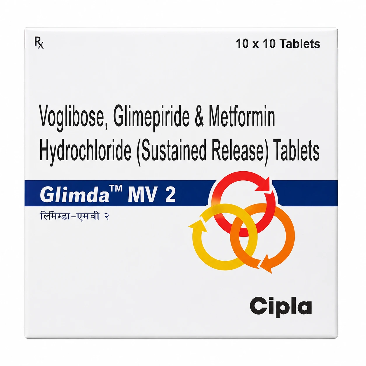 Glimda-MV 2 Tablet SR - Cipla