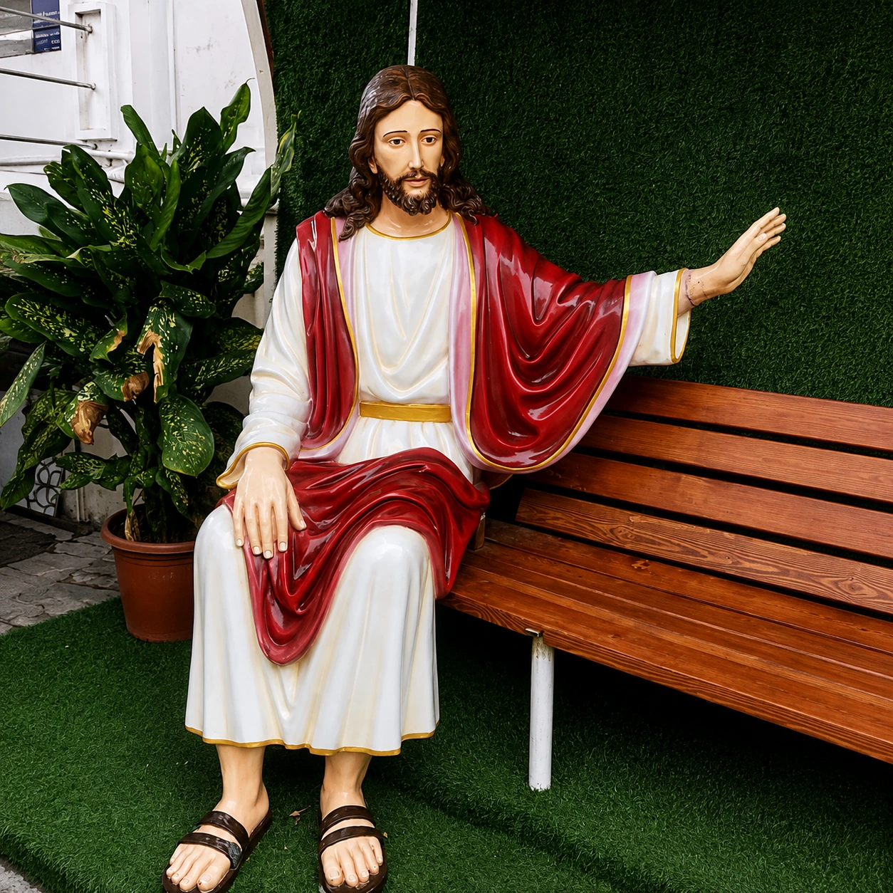 Seated Jesus Christ Statue