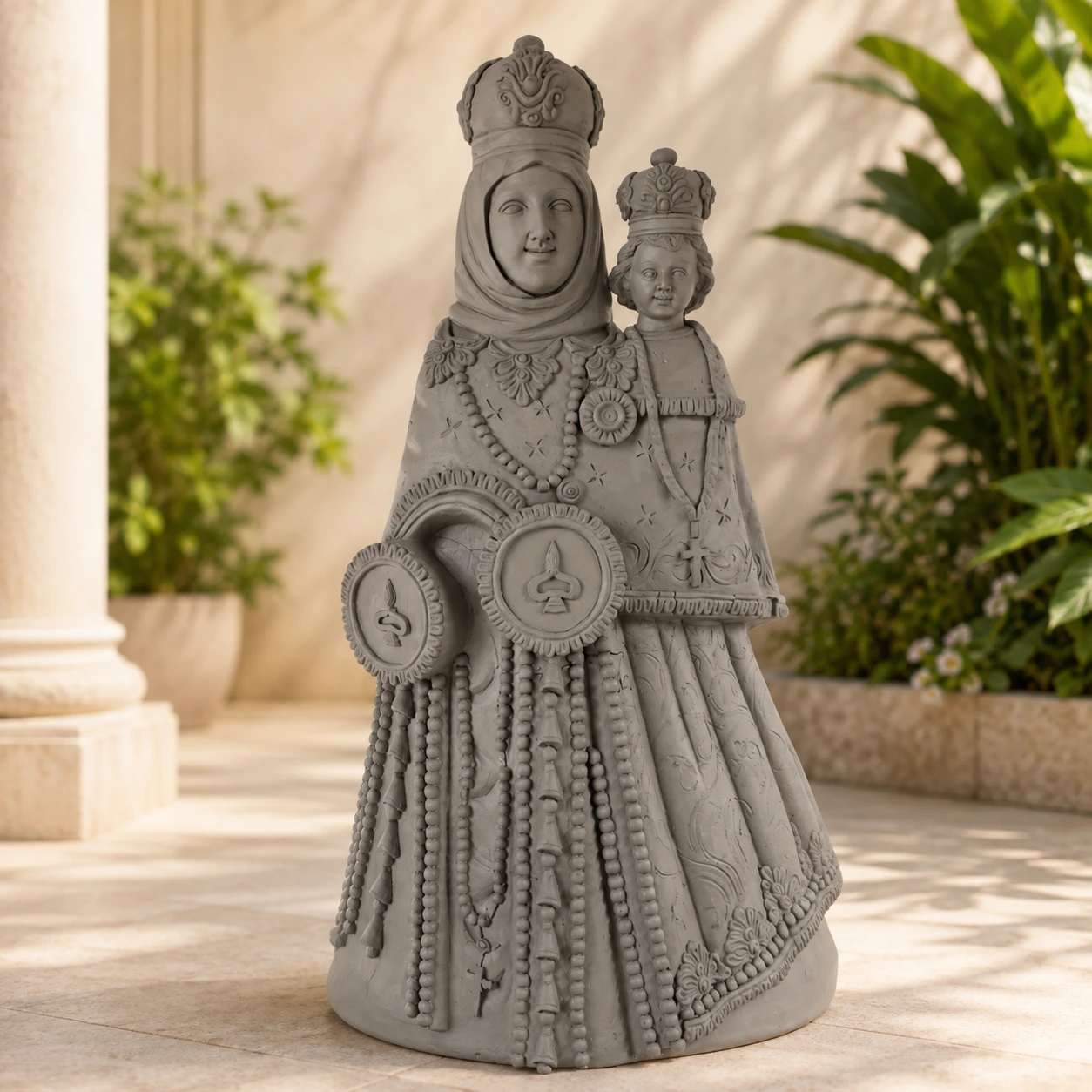 Our Lady of Mount Carmel with Child Jesus Statue