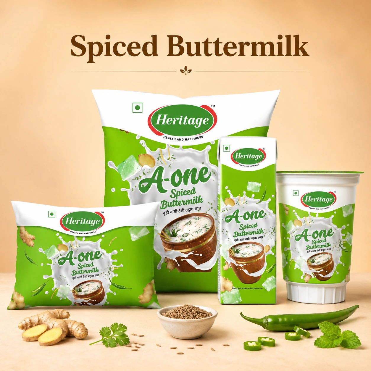 Heritage A-One Spiced Buttermilk