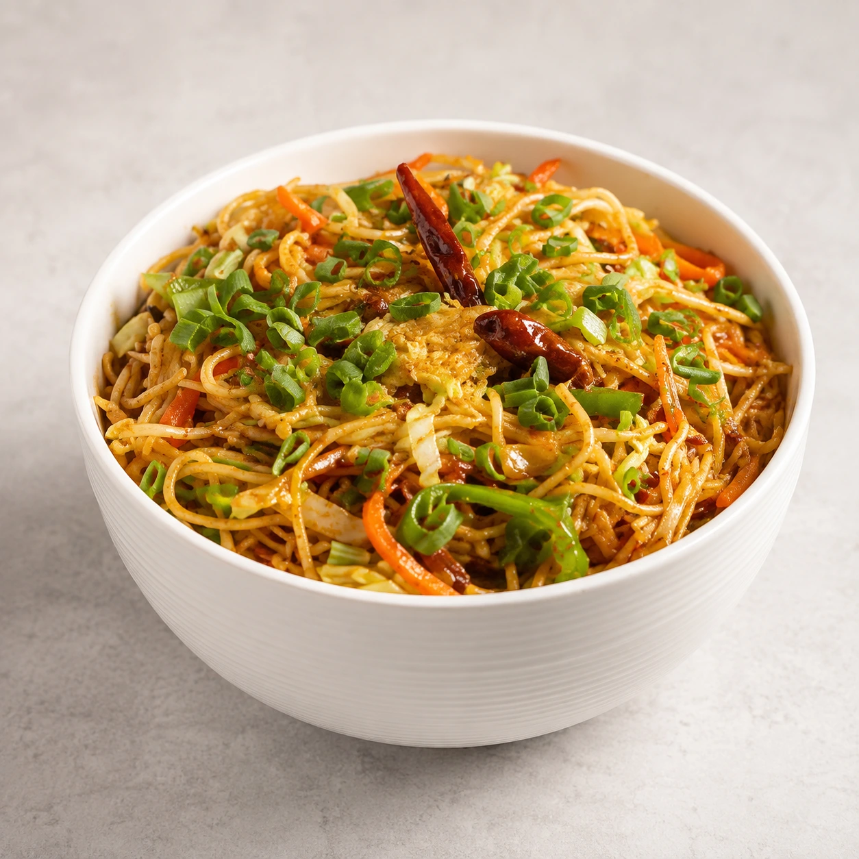 Veg Manchurian Schezwan Noodles