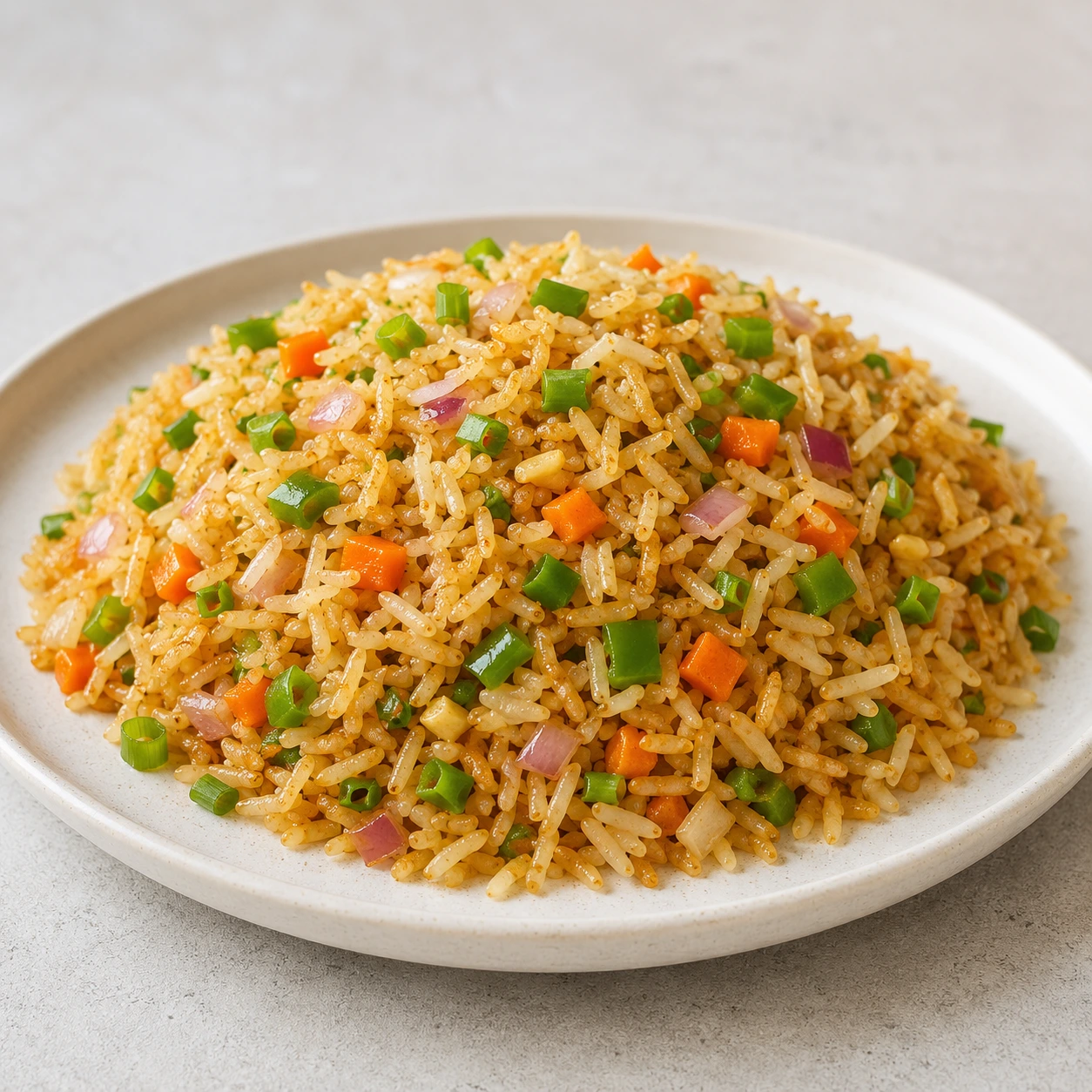 Veg Garlic Fried Rice