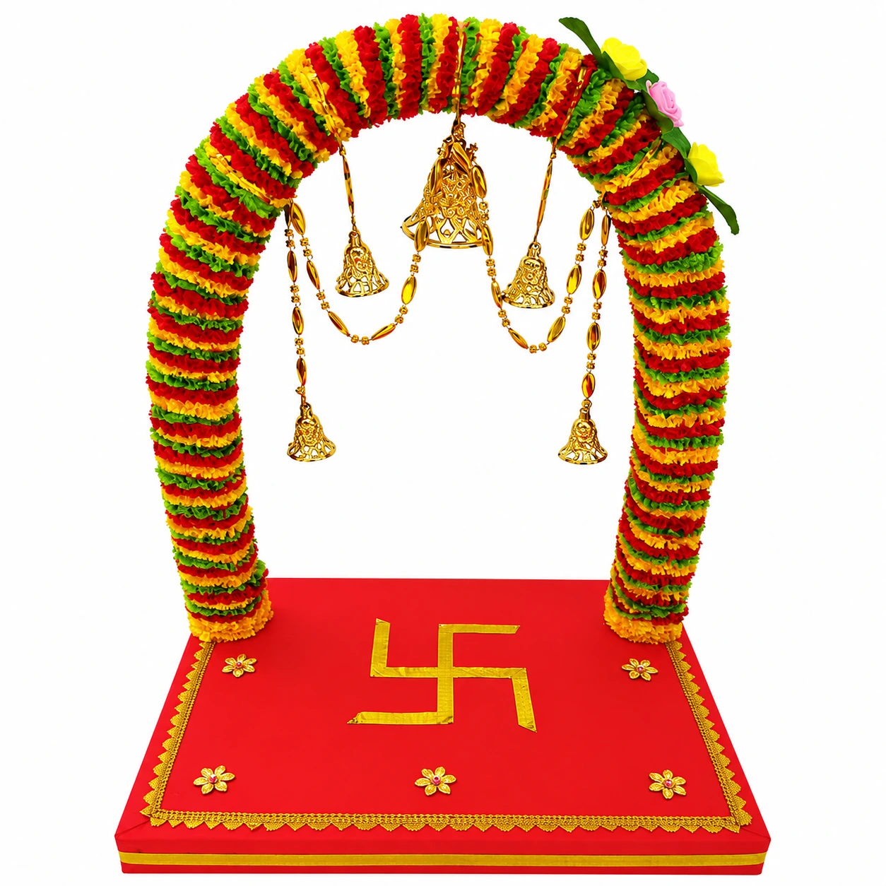 Floral Decorative Pooja Mandap