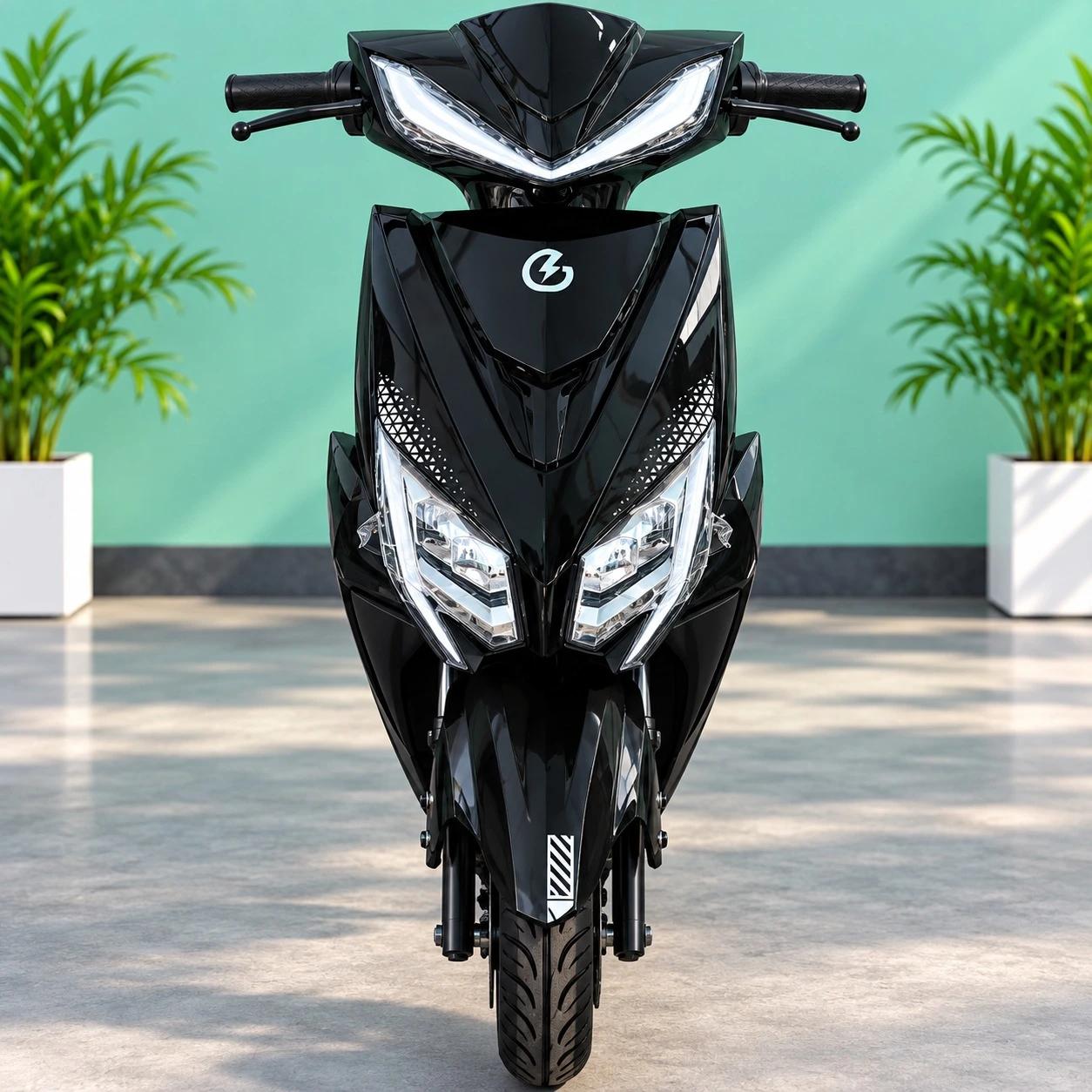 Black Sport Electric Scooter