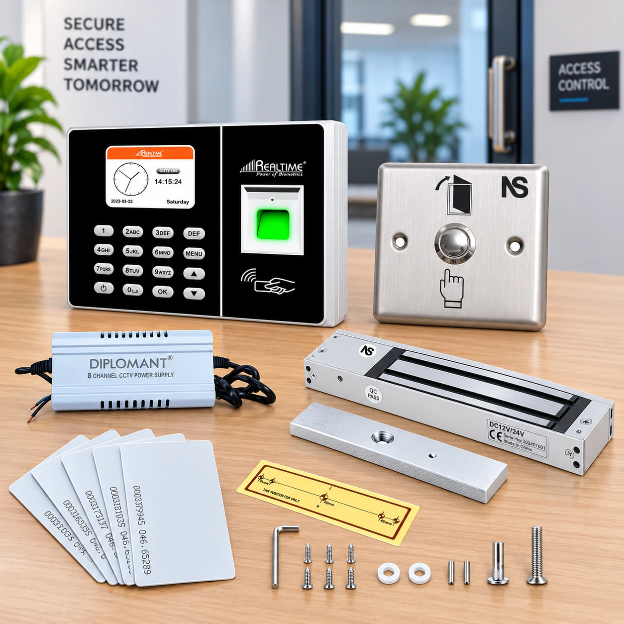 Realtime Biometric Access Control Kit