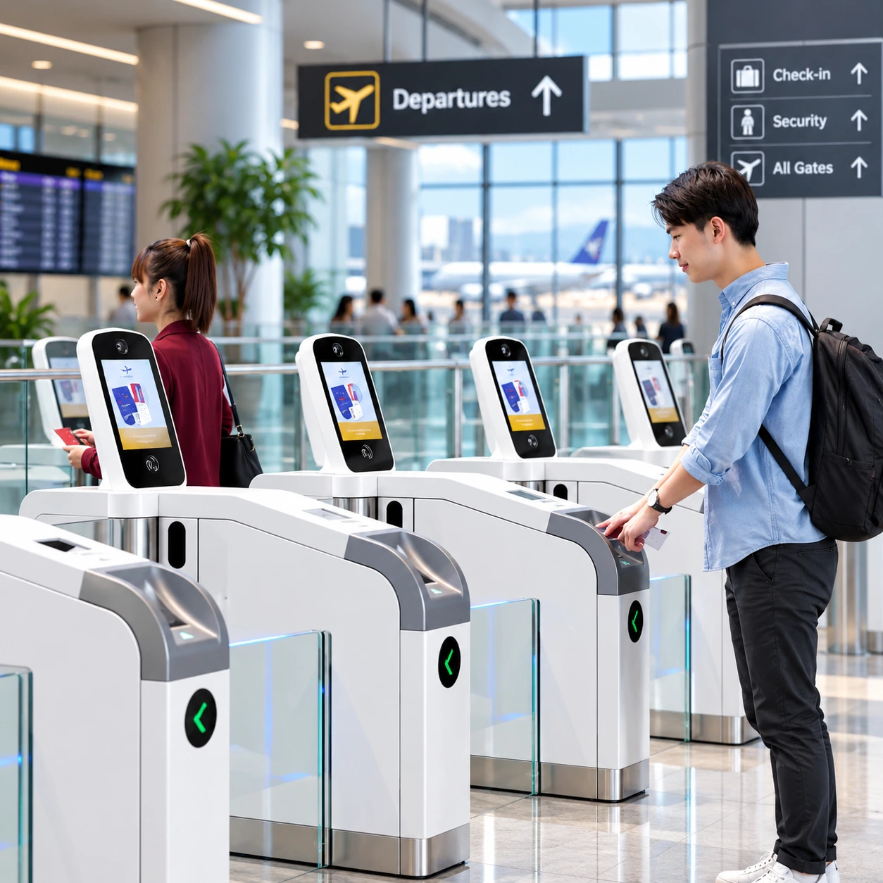 Smart Biometric Access Control Gate