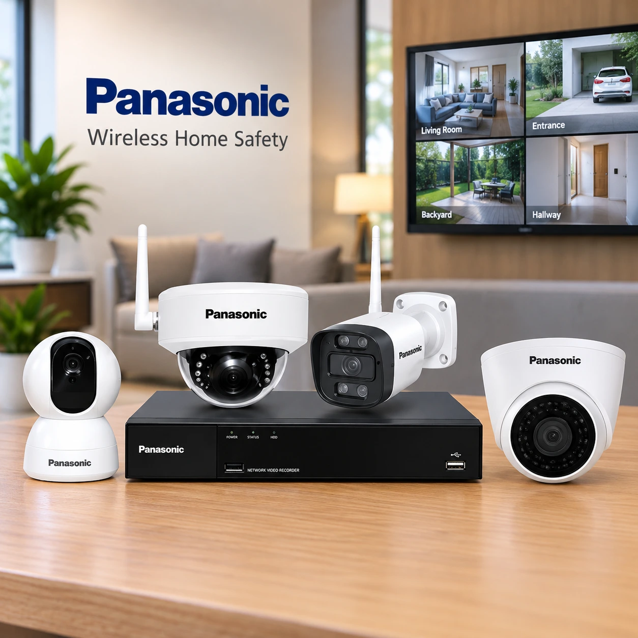 Panasonic Wireless Home Safety Surveillance System
