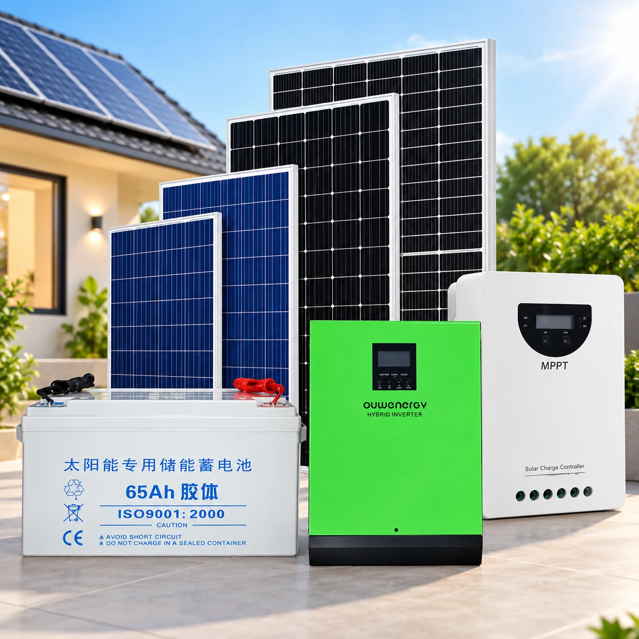 Complete Solar Power System Kit