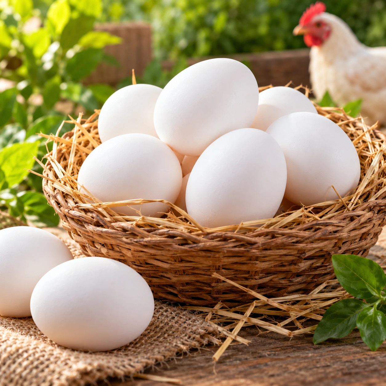 Organic White Eggs