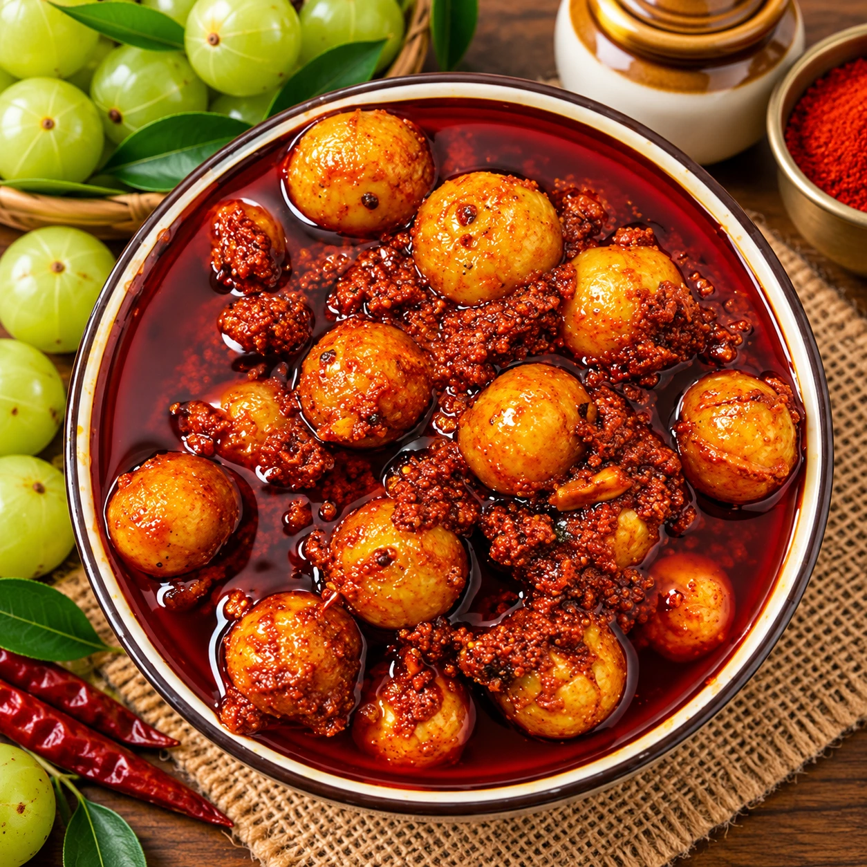 Amla Pickle (Usirikaya)