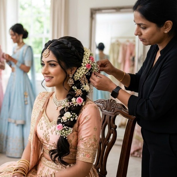 Bridesmaid Hair Styling