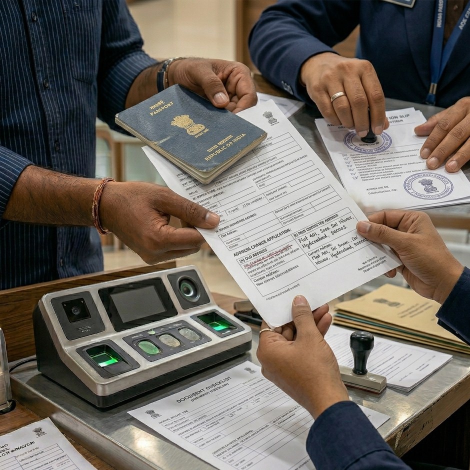 Passport Address Change and Correction