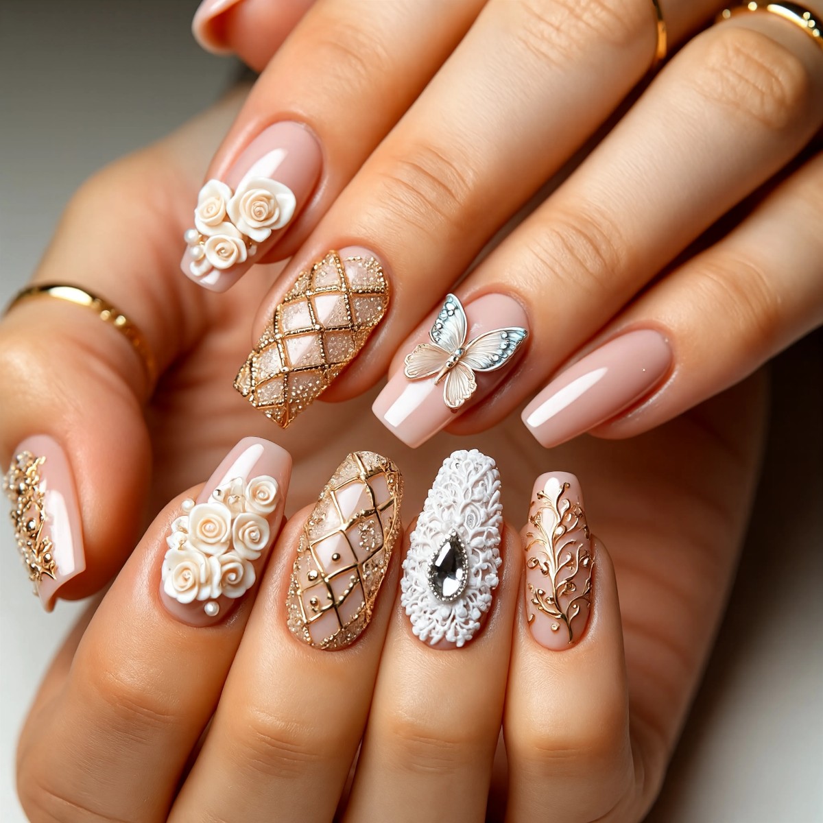 3D Nail Art onwards (Per Finger)