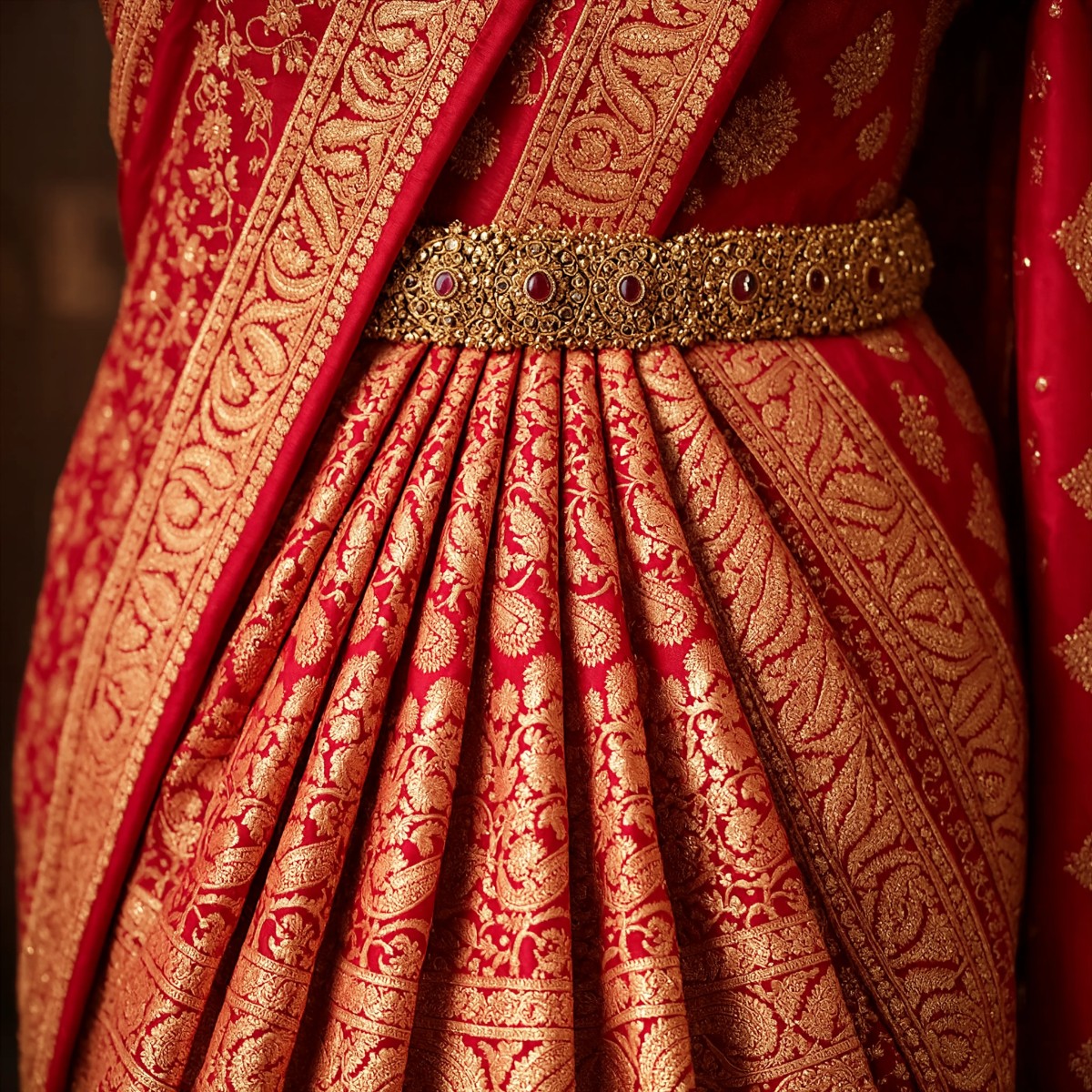 Saree Box Pleating