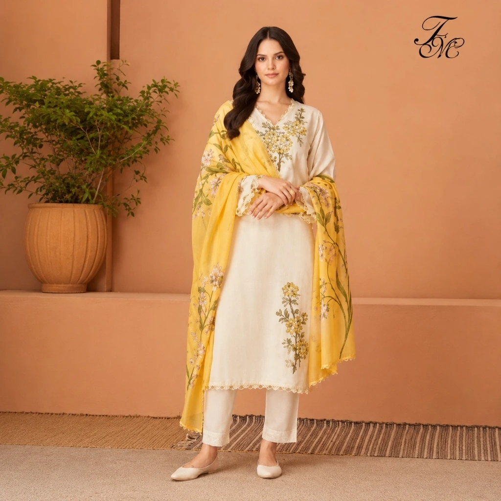 Floral Salwar Suit Set
