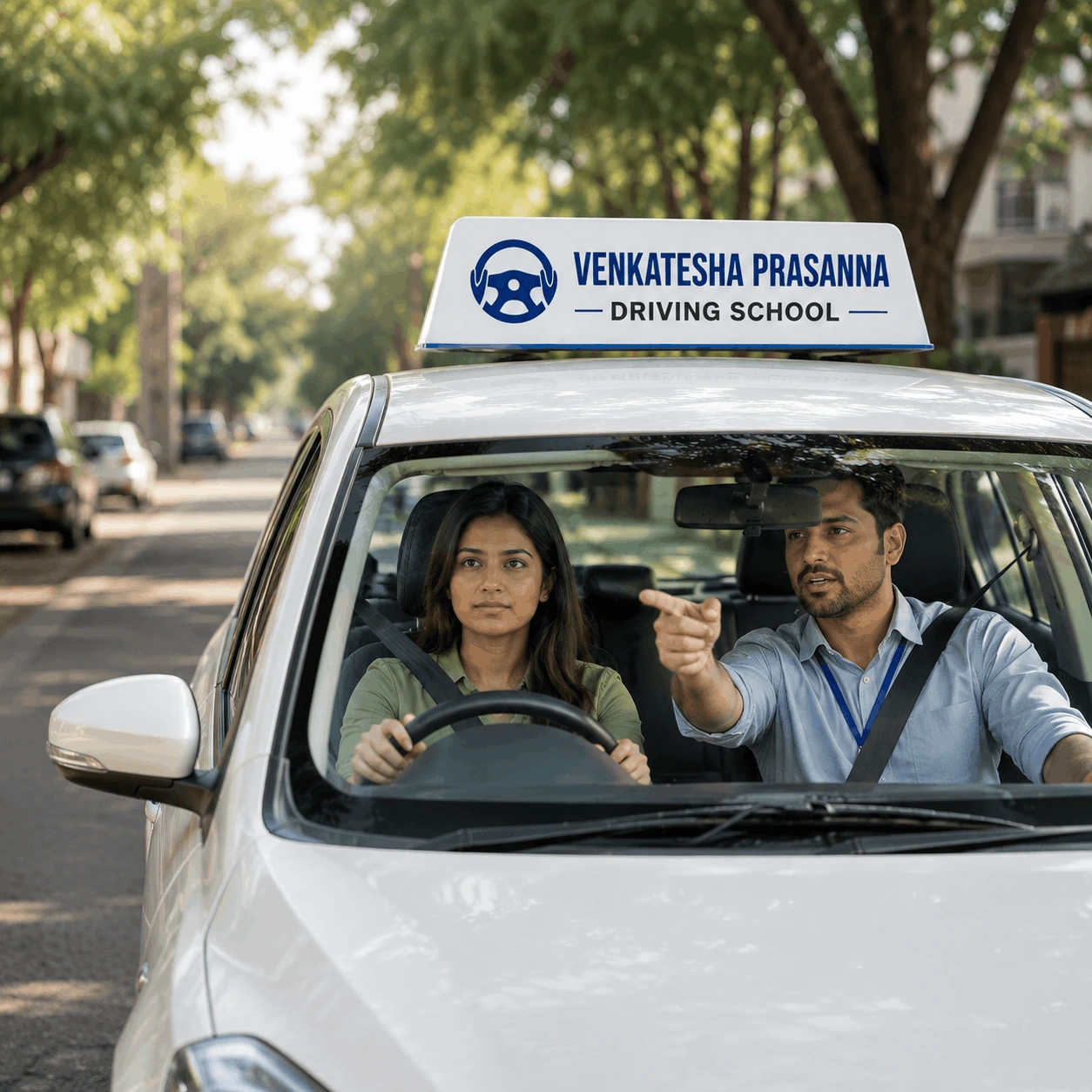 One-on-one driving lessons