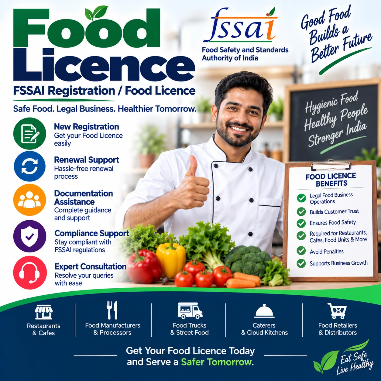 Food Licence or FSSAI Registration