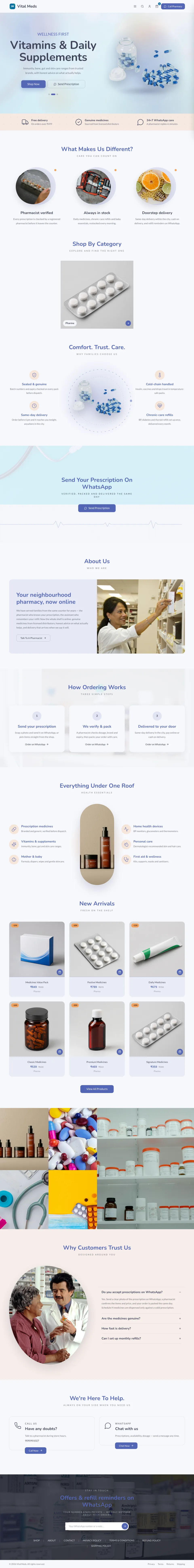Pharmacy · Remedy full website preview